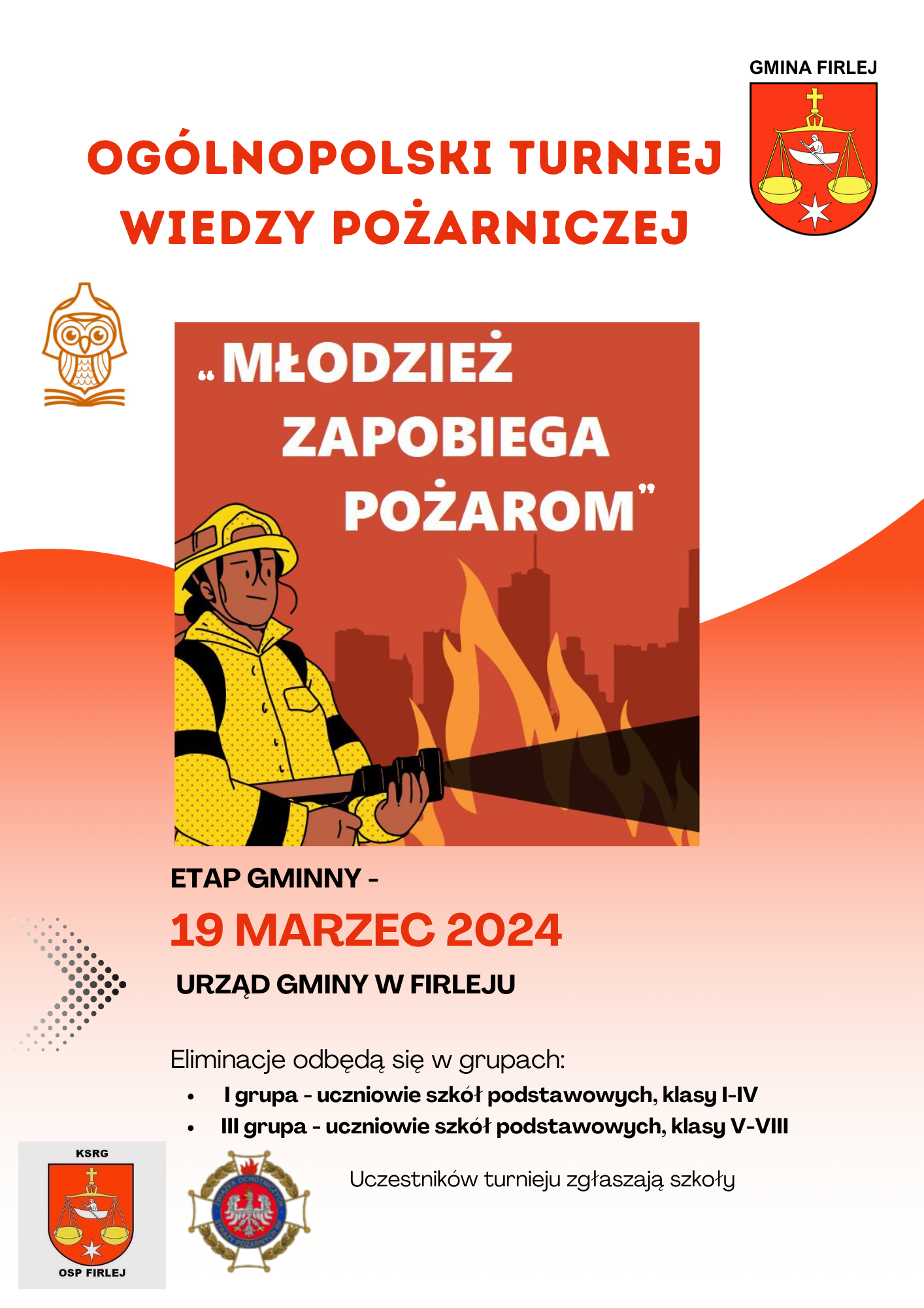 Miniaturka artykułu Ogólnopolski Turniej Wiedzy Pożarniczej „Młodzież Zapobiega Pożarom” – eliminacje gminne