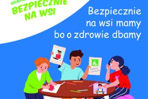 Miniaturka artykułu XIV Ogólnopolski konkurs plastyczny dla dzieci pod hasłem: „Bezpiecznie na wsi mamy, bo o zdrowie dbamy”